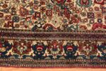 Border Of Antique Vase Design Persian Isfahan Prayer Rug 70766 by Nazmiyal NYC