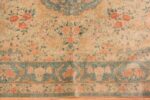Border Of Fine Decorative Vintage Persian Silk Qum Rug 70789 by Nazmiyal NYC