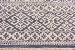 Border Of Gallery Size Decorative Modern Indian Agra Cotton Rug 60487 by Nazmiyal NYC