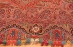 Border Of Square Antique Indian Shawl 46117 by Nazmiyal NYC