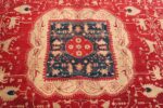 Center Of Antique Indian Agra Medallion Rug 70775 by Nazmiyal NYC