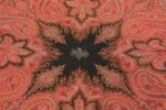 Center Of Square Antique Indian Shawl 46117 by Nazmiyal NYC