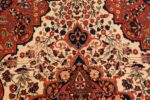 Close Up Antique Persian Mohtashem Kashan Rug 70765 by Nazmiyal NYC