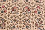 Close Up Small Vintage Persian Silk and Wool Isfahan Rug 70784 by Nazmiyal NYC
