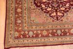 Corner Of Antique Silk Persian Tabriz Rug 70767 by Nazmiyal NYC