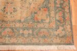Corner Of Fine Decorative Vintage Persian Silk Qum Rug 70789 by Nazmiyal NYC