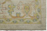 Corner Of Modern Turkish Oushak Room Size Rug 60401 by Nazmiyal NYC