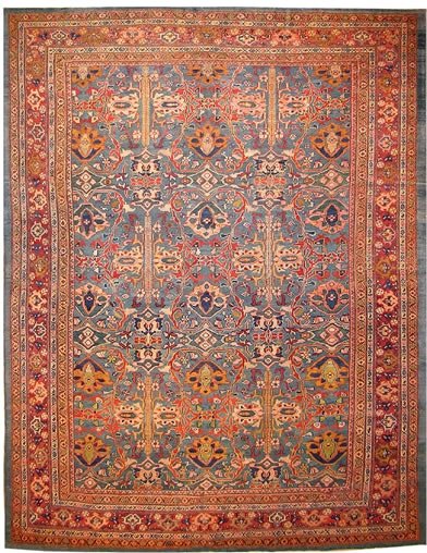 Después Reparación Antigua Alfombra Después Reparación Antigua Alfombra by Nazmiyal Antique Rugs