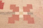 Detail Vintage Flat Woven Swedish Kilim Scandinavian Rug 48978 by Nazmiyal NYC