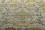 Details Modern Turkish Oushak Room Size Rug 60401 by Nazmiyal NYC