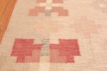 Details Vintage Flat Woven Swedish Kilim Scandinavian Rug 48978 by Nazmiyal NYC