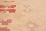 Field Of Vintage Flat Woven Swedish Kilim Scandinavian Rug 48978 by Nazmiyal NYC