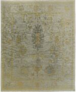 Large Modern Floral Tuskish Oushak Rug 60398 by Nazmiyal NYC