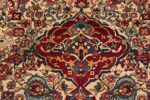 Medallion Of Antique Vase Design Persian Isfahan Prayer Rug 70766 by Nazmiyal NYC