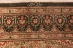 Signature Of Fine Floral Silk Vintage Persian Qum Rug 70791 by Nazmiyal NYC