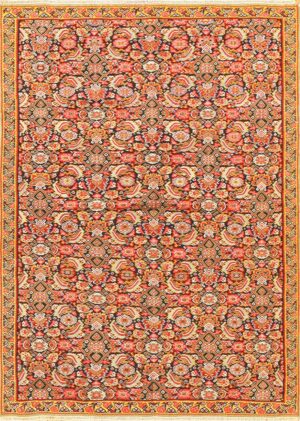 Small Fine Antique Persian Senneh Kilim Rug 48802 by Nazmiyal NYC