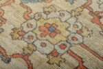 Texture Of Ivory Background Modern Turkish Oushak Rug 60406 by Nazmiyal NYC
