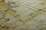Texture Of Large Modern Floral Tuskish Oushak Rug 60398 by Nazmiyal NYC