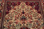 Top Of Antique Vase Design Persian Isfahan Prayer Rug 70766 by Nazmiyal NYC