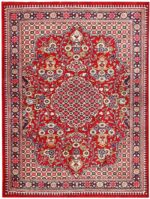Vase Design Small Vintage Persian Silk Qum Rug 70783 by Nazmiyal NYC