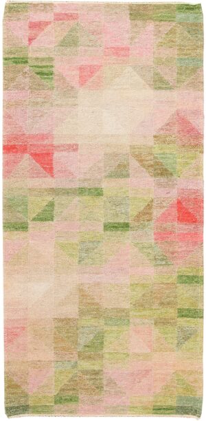 Vintage Scandinavian Swedish Kilim Rug 70727 by Nazmiyal NYC