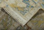 Weave Of Green Floral Modern Turkish Oushak Runner Rug 60397 by Nazmiyal NYC