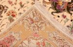 Weave Of Hunting Design Vintage Persian Silk Qum Rug 70781 by Nazmiyal NYC