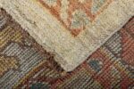 Weave Of Ivory Background Modern Turkish Oushak Rug 60406 by Nazmiyal NYC