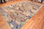 Whole View Of Animal Design Vintage Scandinavian Swedish Kilim Rug 70725 by Nazmiyal NYC