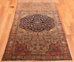 Whole View Of Floral Antique Persian Mishan Malayer Rug 70770 by Nazmiyal NYC