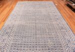 Whole View Of Gallery Size Decorative Modern Indian Agra Cotton Rug 60487 by Nazmiyal NYC