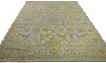Whole View Of Modern Turkish Oushak Room Size Rug 60401 by Nazmiyal NYC