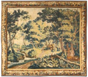 17th Century Antique Belgium Tapestry 50157 by Nazmiyal NYC