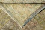 Back Of Small Square Modern Turkish Oushak Rug 60423 by Nazmiyal NYC