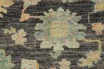 Close Up Floral Modern Turkish Oushak Area Rug 60424 by Nazmiyal NYC
