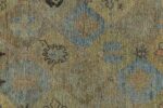Close Up Garden Design Modern Turkish Oushak Rug 60420 by Nazmiyal NYC