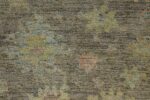 Close Up Small Size Modern Turkish Oushak Area Rug 60421 by Nazmiyal NYC