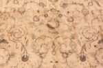 Close Up Vintage Persian Kashan Floral Area Rug 50528 by Nazmiyal NYC