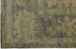 Corner Of Small Size Modern Turkish Oushak Area Rug 60421 by Nazmiyal NYC