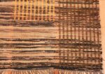 Corner Of Vintage Scandinavian Rag Rug by Eva Lisa Nordin 70829 by Nazmiyal NYC