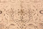 Details Vintage Persian Kashan Floral Area Rug 50528 by Nazmiyal NYC