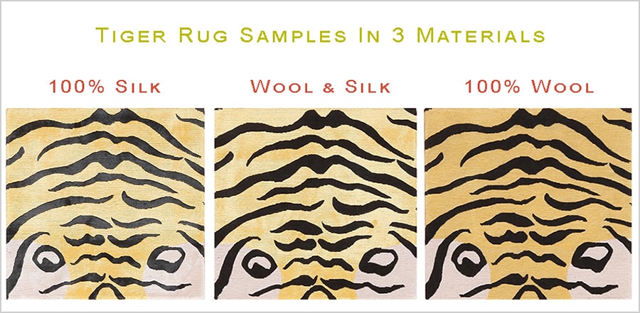 Modern Nepalese Tiger Rug Samples Modern Nepalese Tiger Rug Samples by Nazmiyal Antique Rugs