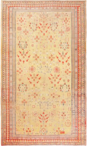 Antique Oversize Samarkand Pomegranate Design Khotan Rug 50200 by Nazmiyal NYC