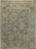 Small Size Modern Turkish Oushak Area Rug 60421 by Nazmiyal NYC