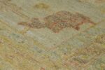 Texture Of Small Square Modern Turkish Oushak Rug 60423 by Nazmiyal NYC