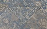 Back Of Decorative Room Size Modern Turkish Oushak Rug 60507 by Nazmiyal NYC