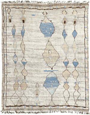 Berber Design Modern Moroccan Rug 60552 by Nazmiyal NYC