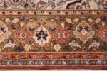 Border Of Antique Persian Silk Heriz Rug 70216 by Nazmiyal NYC