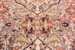Close Up Antique Persian Silk Heriz Rug 70216 by Nazmiyal NYC