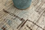 Close Up Earthy Tones Modern Moroccan Rug 60553 by Nazmiyal NYC
